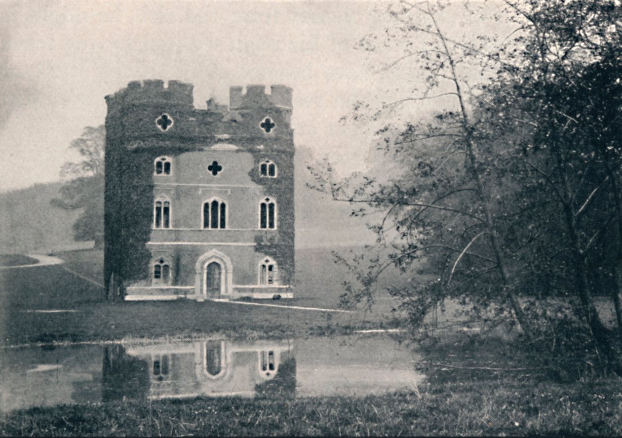 Überreste von Wolseys Palast, Esher von Unbekannt