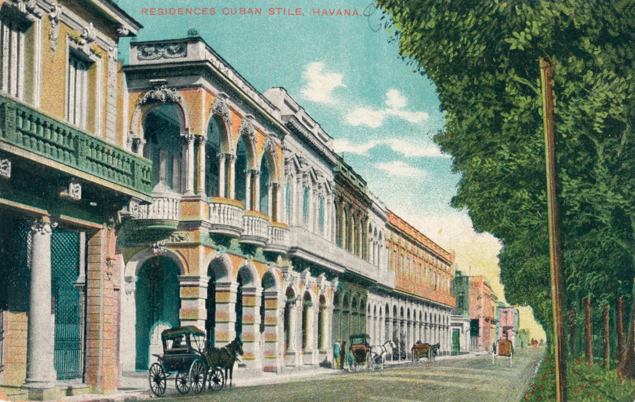 Residenzen, Kuba, um 1910 von Unbekannt