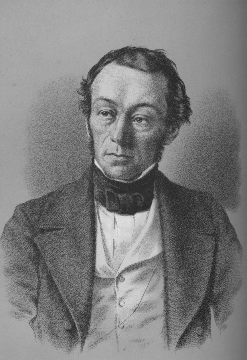 Richard Cobden, britischer Hersteller, Politiker und Freihandelskämpfer, um 1850, 1936 von Unbekannt