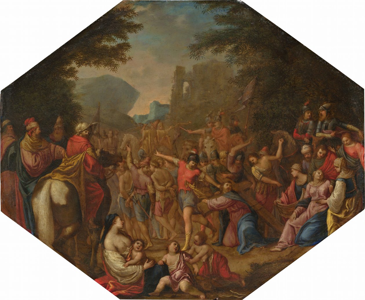 Der Weg nach Golgatha, 1615-1620 von Unbekannt