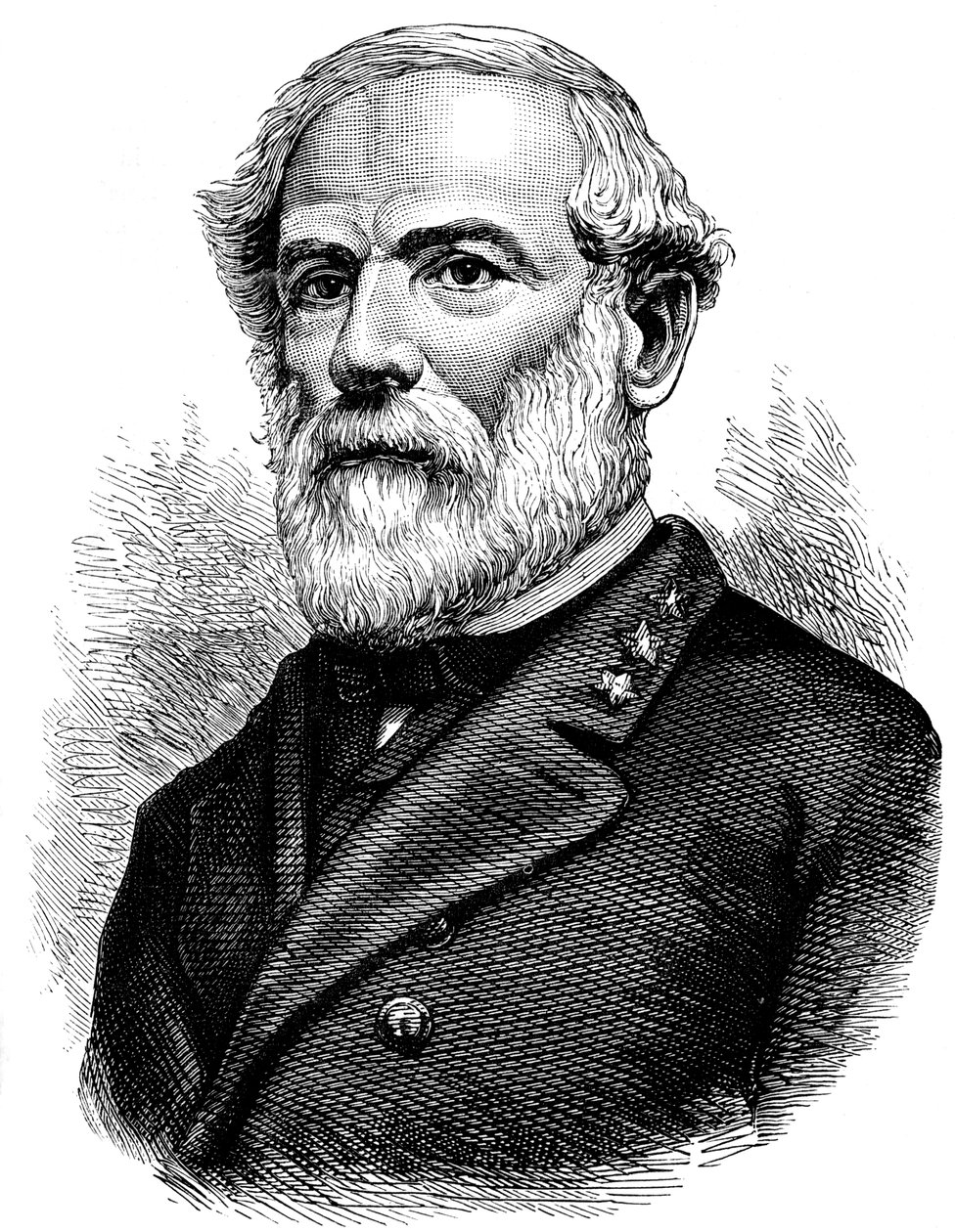 Robert E. Lee, konföderierter General des amerikanischen Bürgerkriegs, um 1880 von Unbekannt