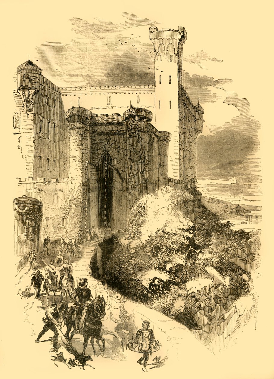 Robert von der Normandie im Schloss des Grafen von Conversano, um 1890 von Unbekannt
