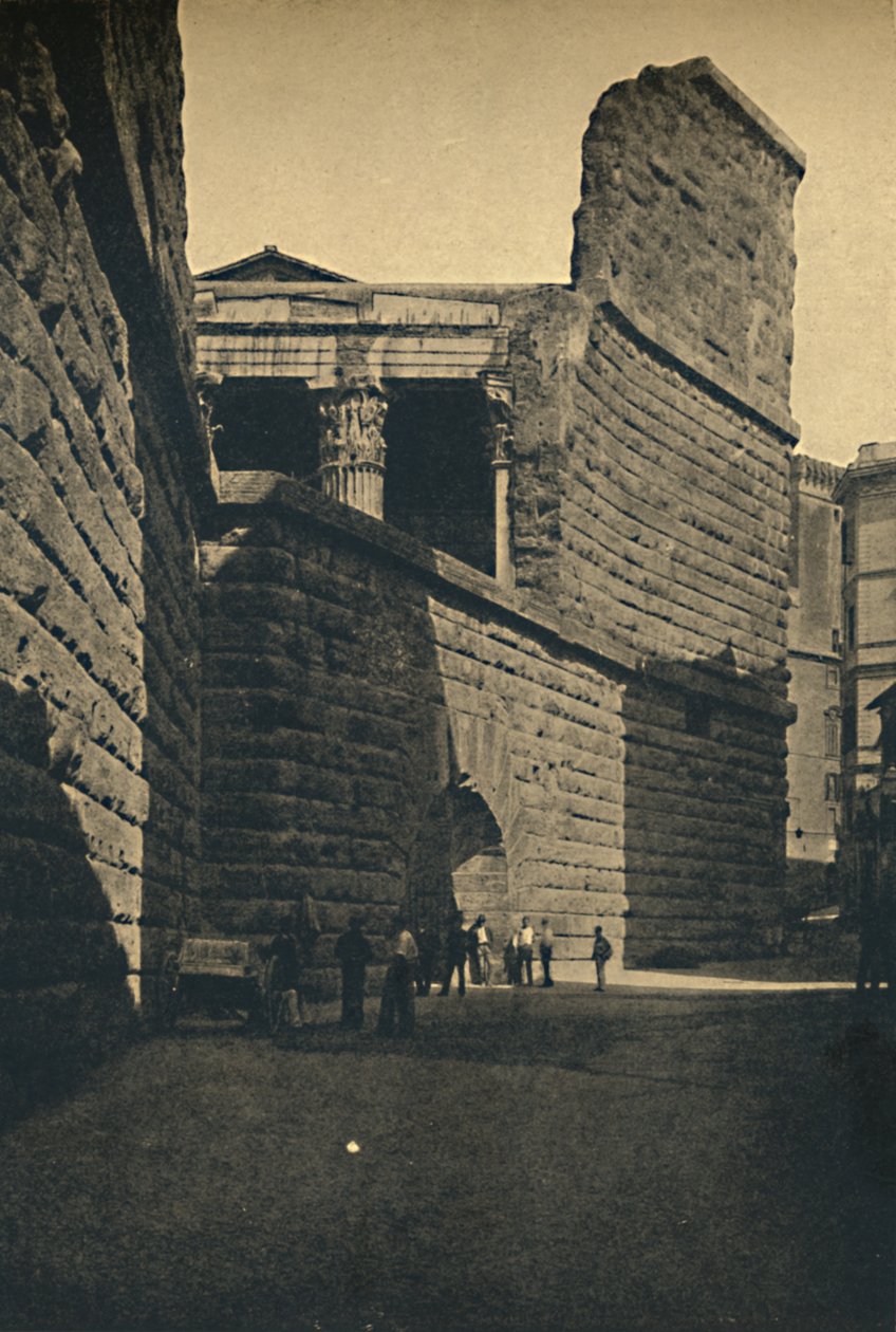 Roma - Mauer des Forums des Augustus, 1910 von Unbekannt