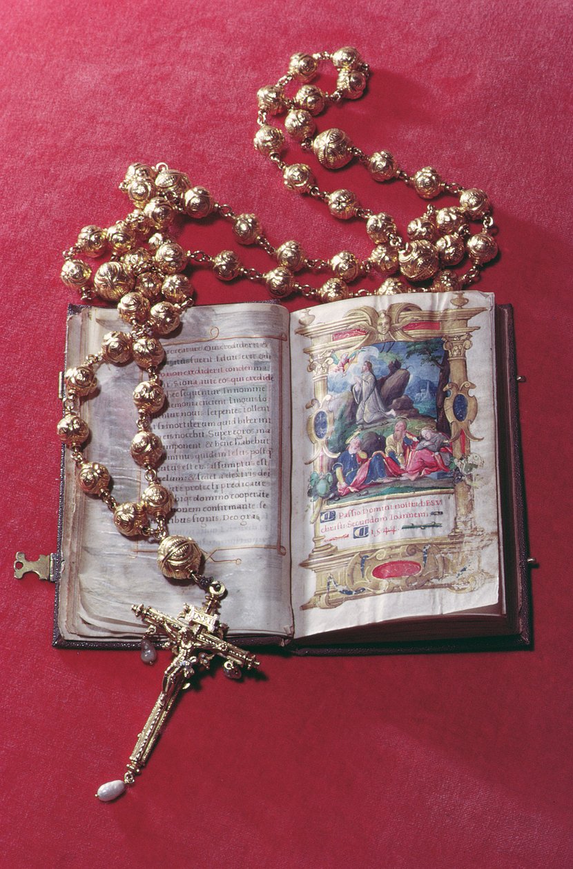 Rosenkranz und Gebetbuch von Maria Stuart von Unbekannt