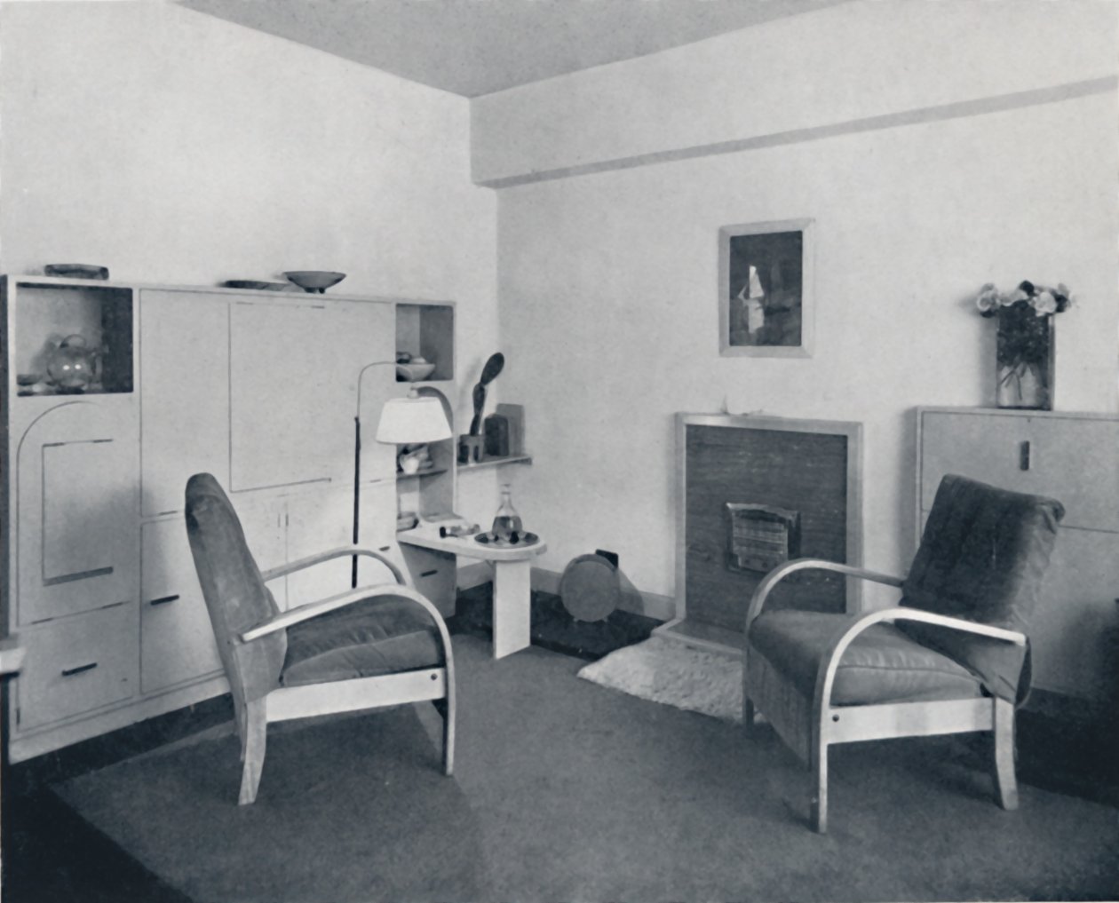Rowley Gallery of Decorative Art Ltd - Kombinierter Ess-Wohnraum geschlossen, 1939 von Unbekannt