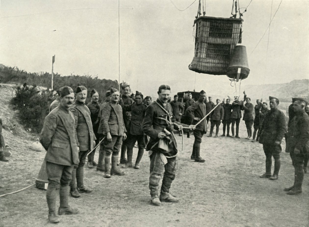 Kite-Ballons der Royal Field Artillery waren die Augen unserer Geschütze in Frankreich, 1919 von Unbekannt