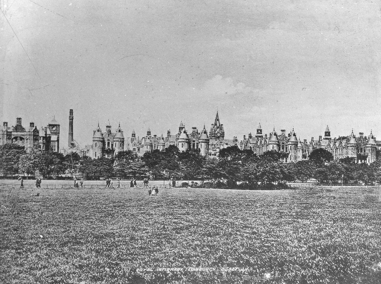 Royal Infirmary, Edinburgh, Schottland, spätes 19. oder frühes 20. Jahrhundert von Unbekannt