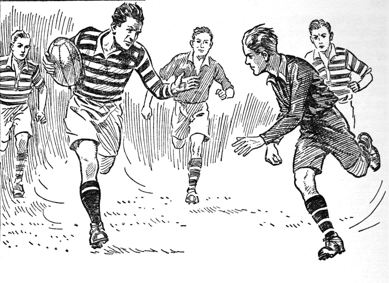 Rugby-Fußball, 1937 von Unbekannt