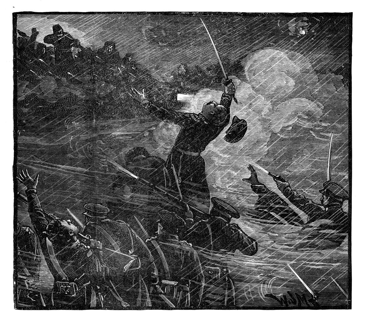 Russische Abwehr bei Silistria, 19. Jahrhundert, 1888 von Unbekannt