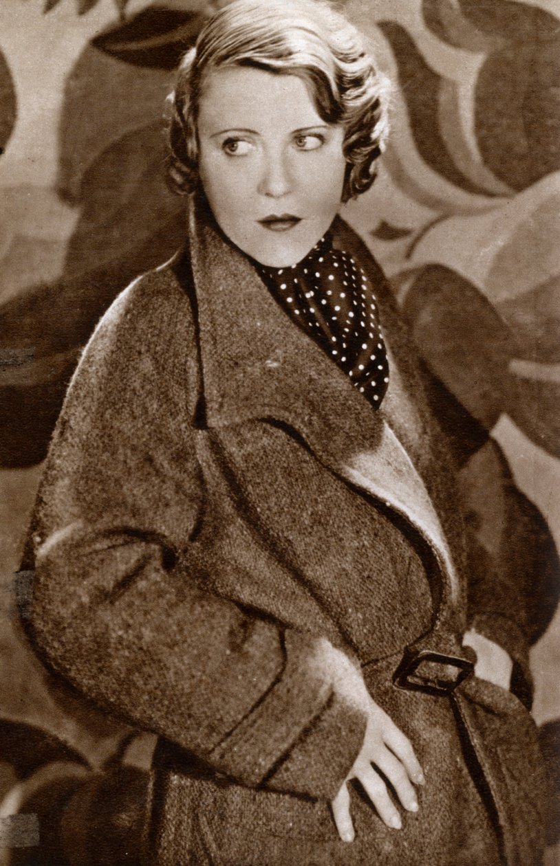 Ruth Chatterton, amerikanische Schauspielerin, 1933 von Unbekannt