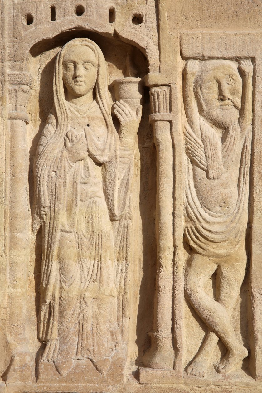 Basilika Saint-Denis: Zentrales Portal: Die kluge Jungfrau von Unbekannt