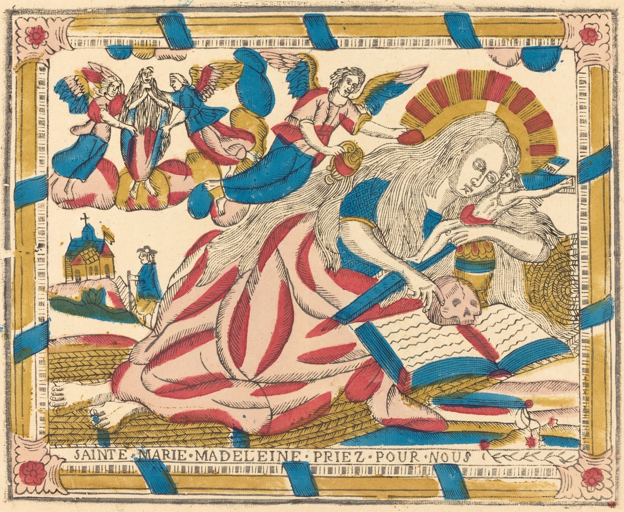 Heilige Maria Magdalena, bitte für uns, um 1820 von Unbekannt
