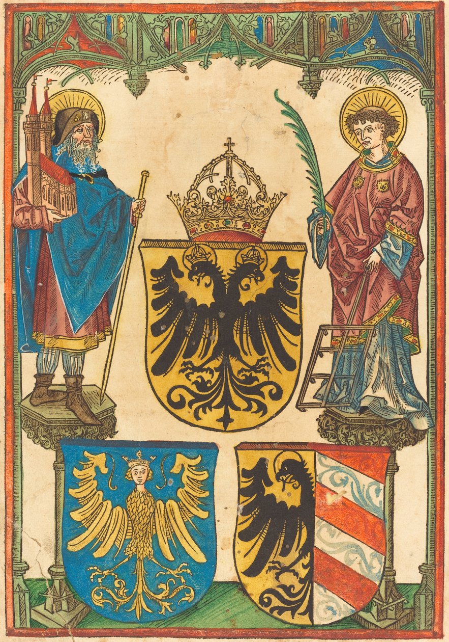 Heiliger Sebaldus und Heiliger Laurentius, ca. 1480 von Unbekannt