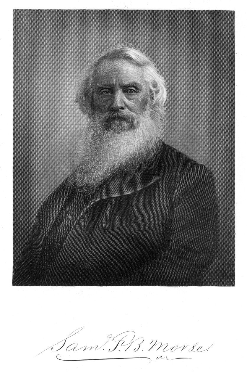 Samuel Finley Breese Morse, amerikanischer Künstler und Erfinder, 1896 von Unbekannt