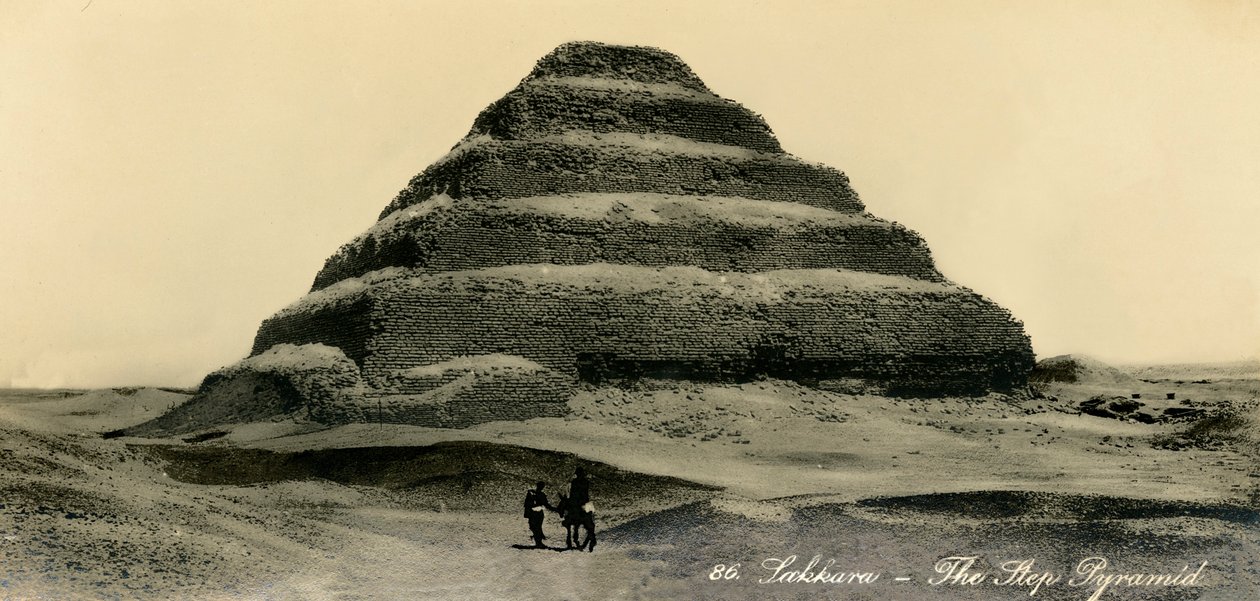 Saqqara - Die Stufenpyramide, ca. 1918-ca. 1939 von Unbekannt