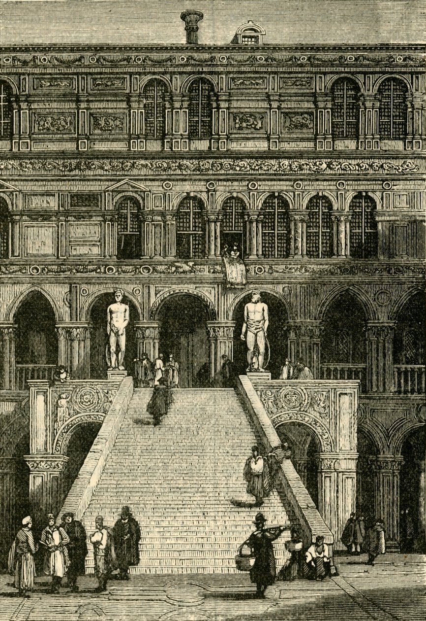 Scala dei Giganti im Dogenpalast, Venedig, 1890 von Unbekannt