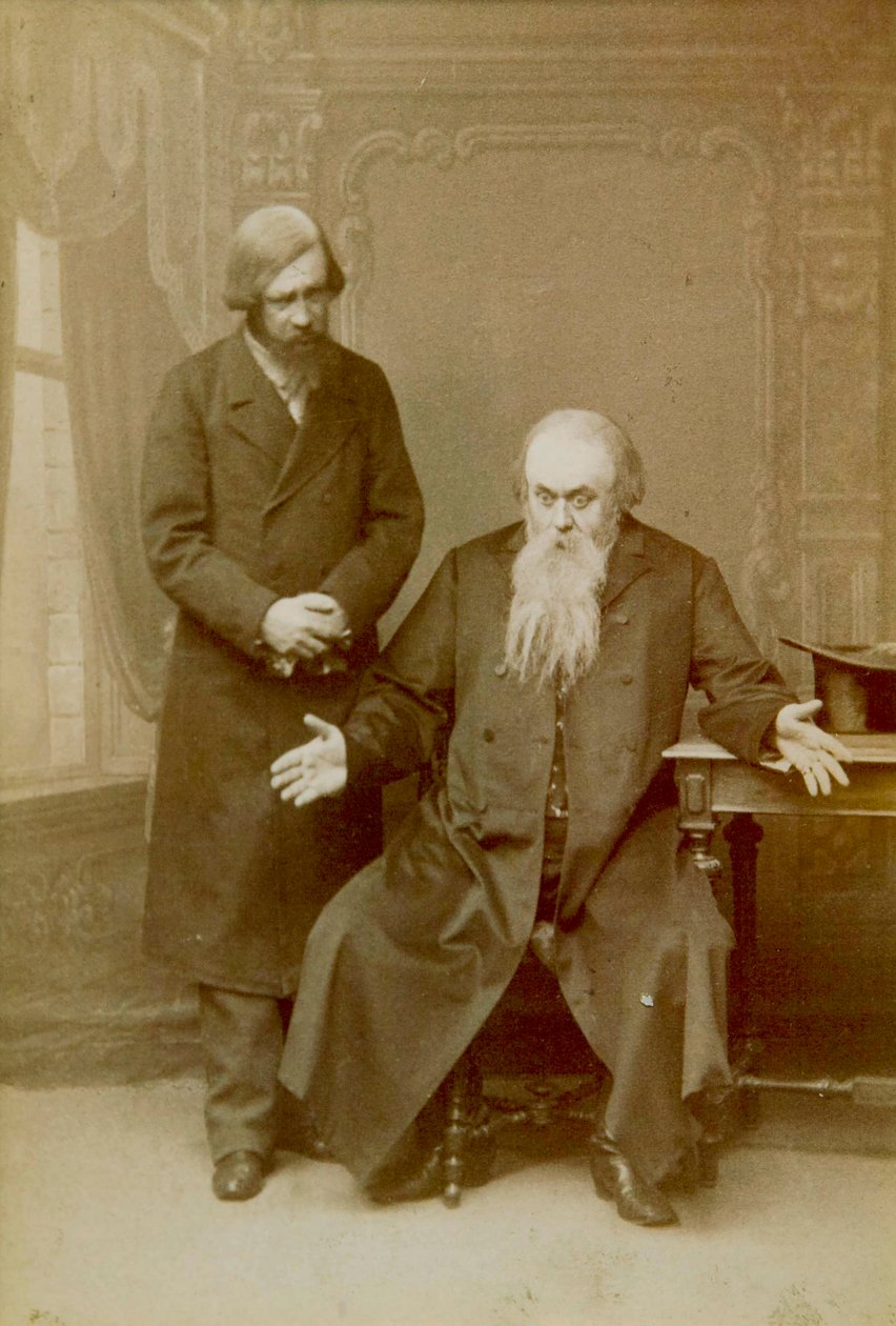 Szene aus Alexander Ostrovskys Stück Es ist eine Familienangelegenheit, Maly Theater, Moskau, Russland von Unbekannt