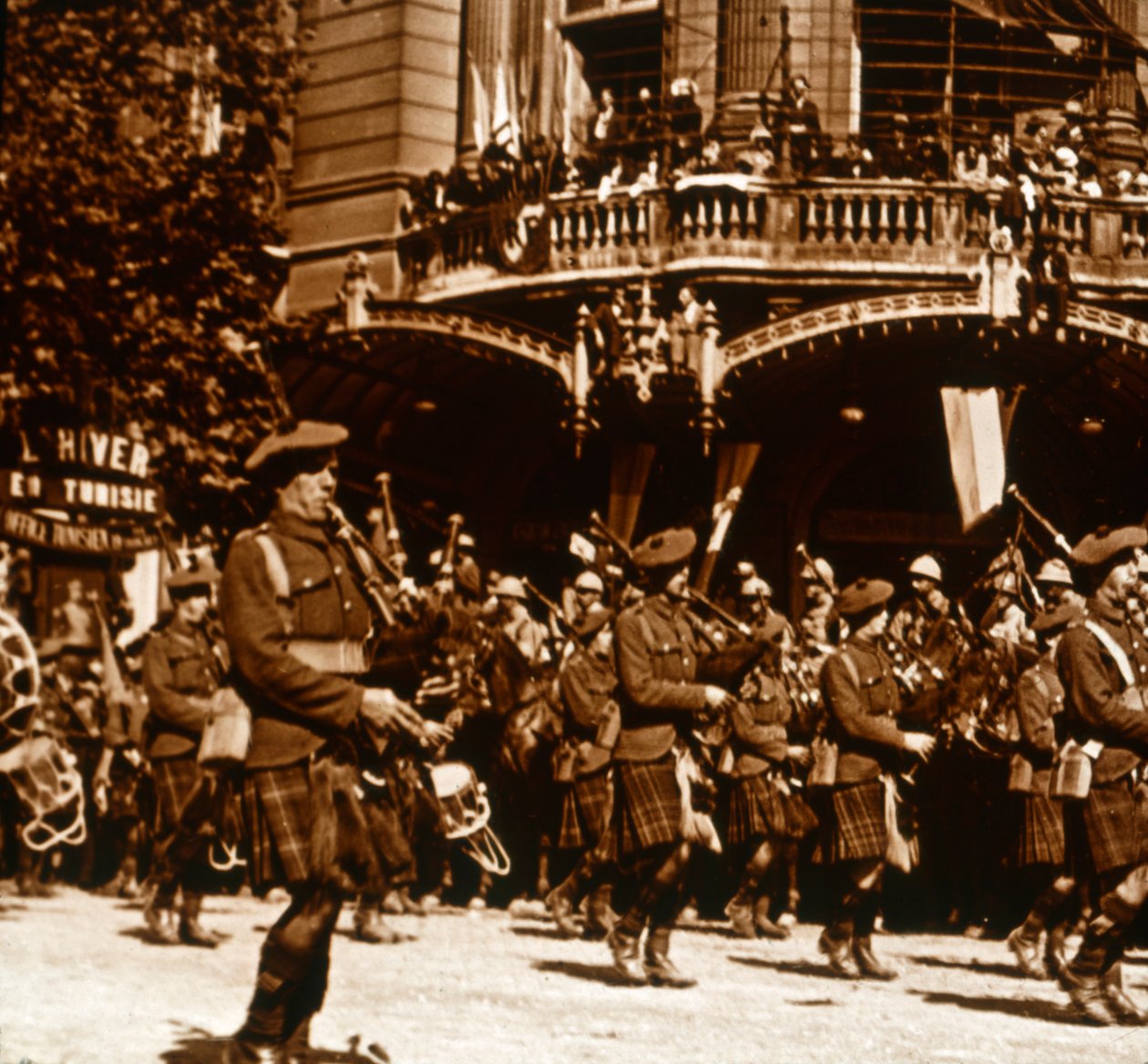 Schottische Soldaten, 14. Juli 1919 von Unbekannt