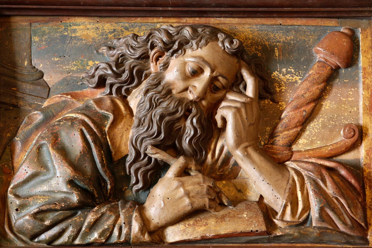 Skulptur in der Kathedrale von Mallorca: Heiliger Paulus, Palma, Spanien von Unbekannt