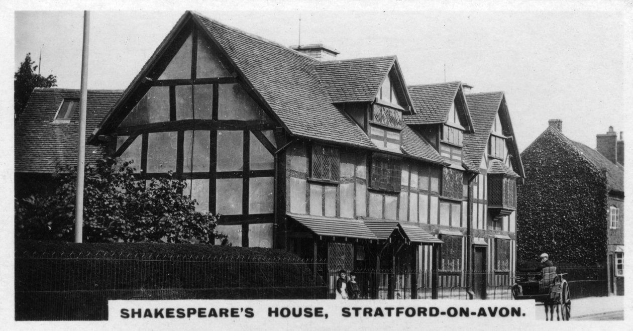 Shakespeares Haus, Stratford-on-Avon, Warwickshire, um 1920er von Unbekannt