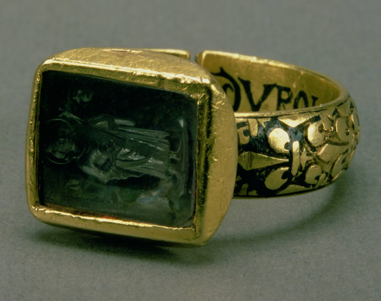 Siegelring von König Ludwig IX. von Frankreich (St. Ludwig) (1215-70) von Unbekannt