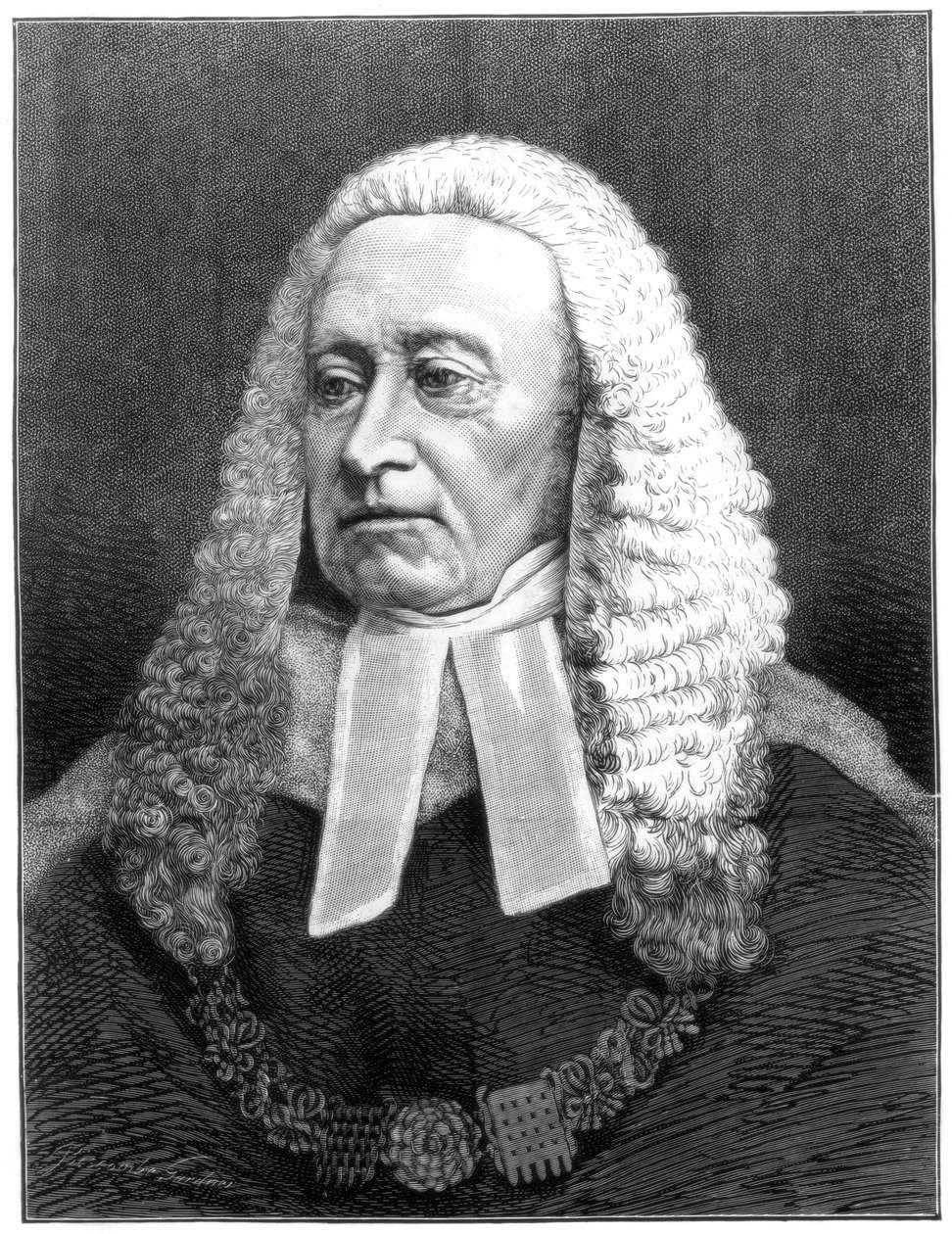 Sir Alexander Cockburn, 12. Baronet, Lord Chief Justice of England, 1875 von Unbekannt