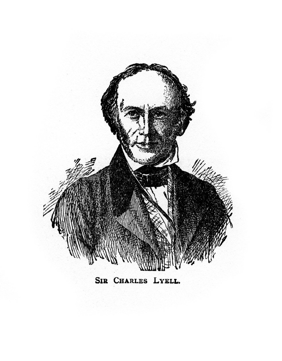 Sir Charles Lyell, britischer Anwalt und Geologe des 19. Jahrhunderts von Unbekannt
