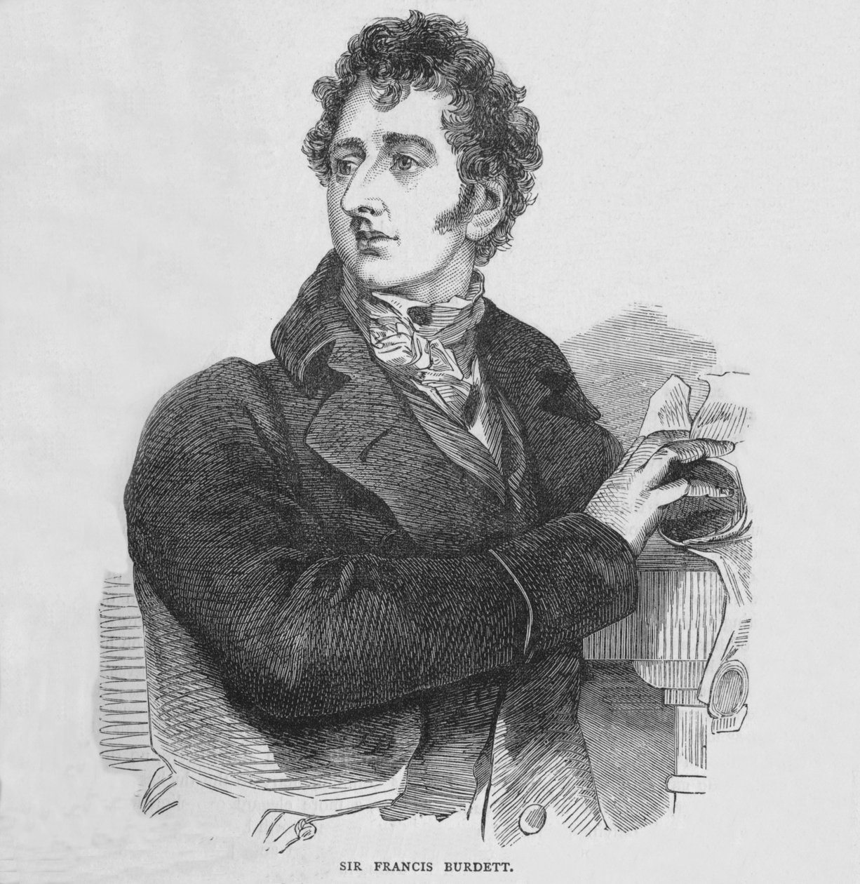 Sir Francis Burdett, englischer reformistischer Politiker, um 1810, 1878 von Unbekannt