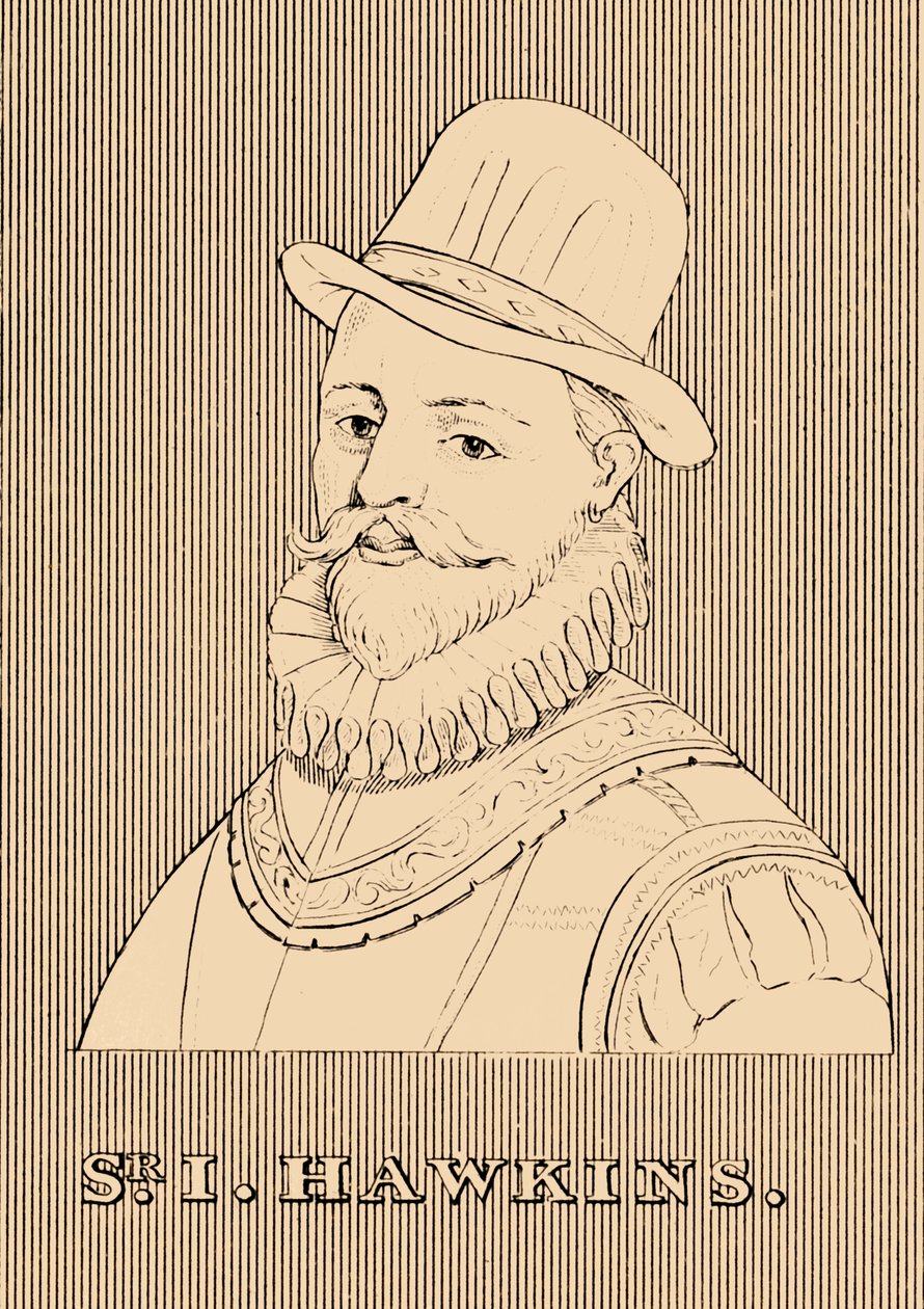 Sir I. Hawkins, 1532-1595, 1830 von Unbekannt