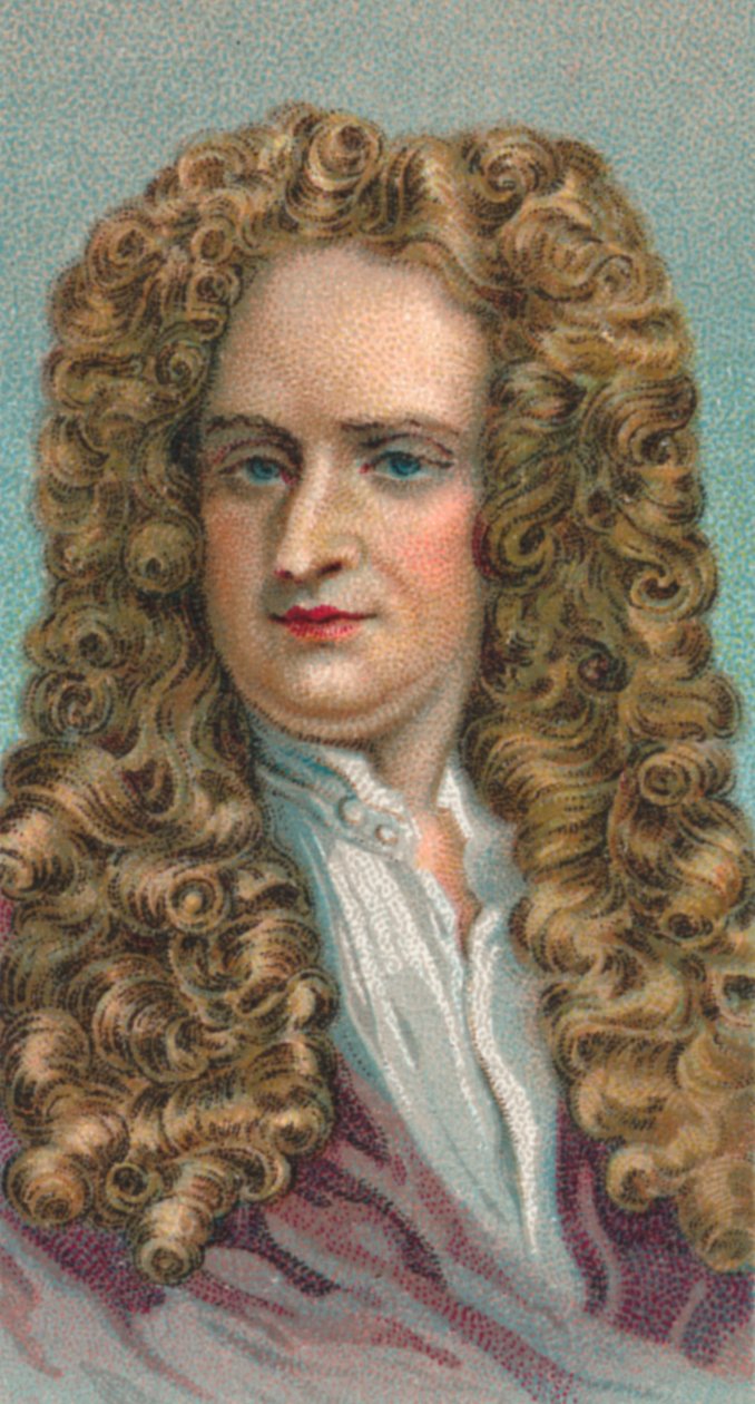 Sir Isaac Newton, englischer Mathematiker, Astronom und Physiker von Unbekannt
