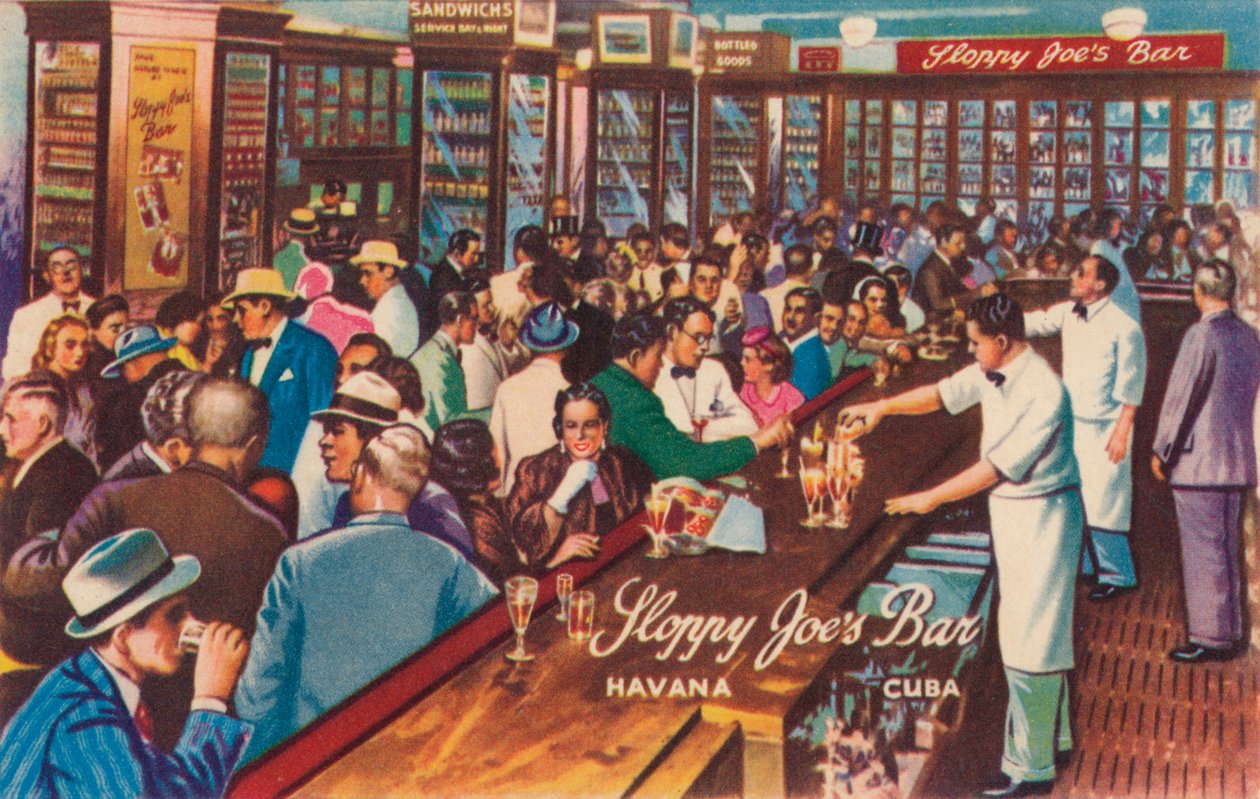 Sloppy Joes Bar, Havanna, Kuba, 1951 von Unbekannt