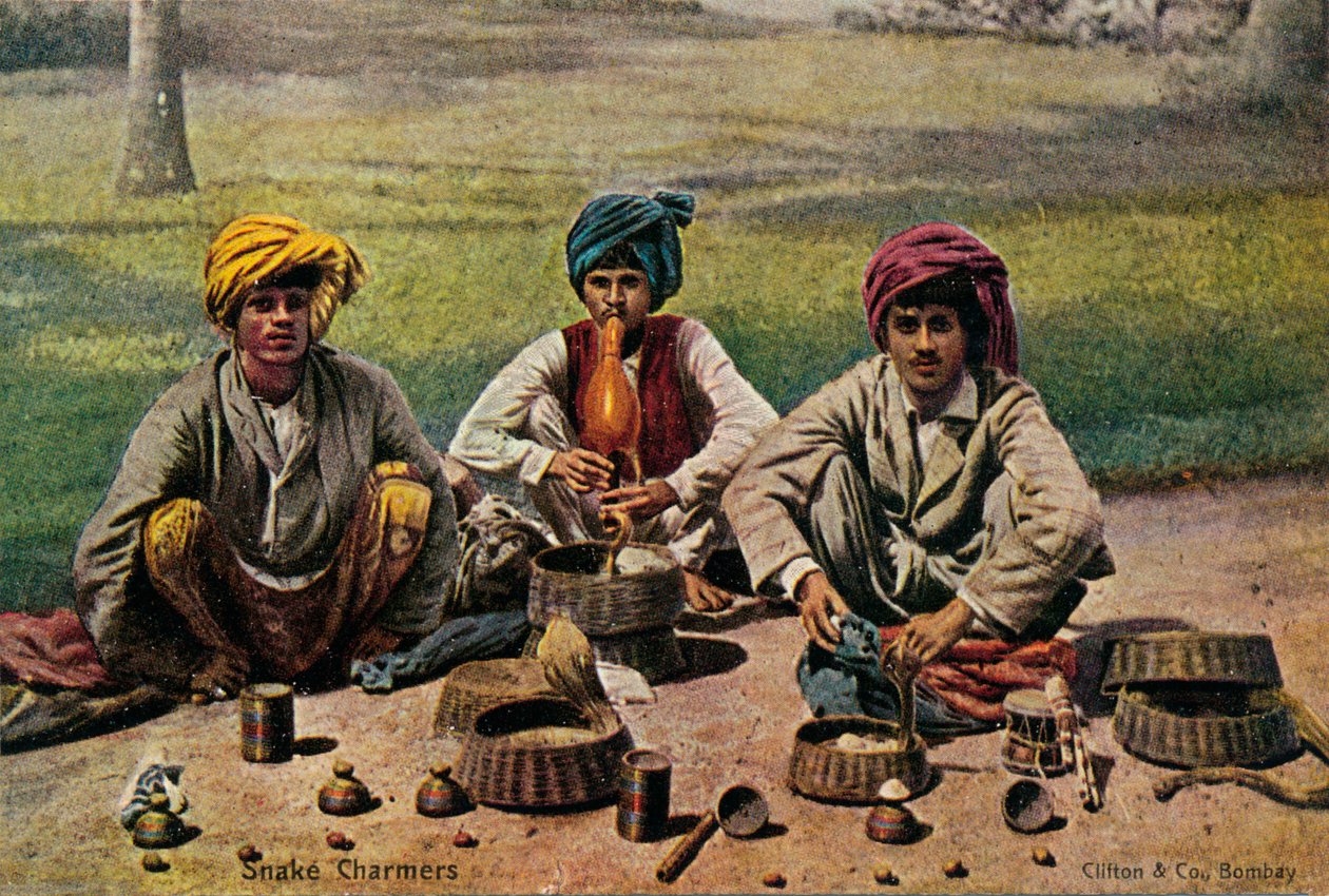Schlangenbeschwörer, ca. 1910 von Unbekannt