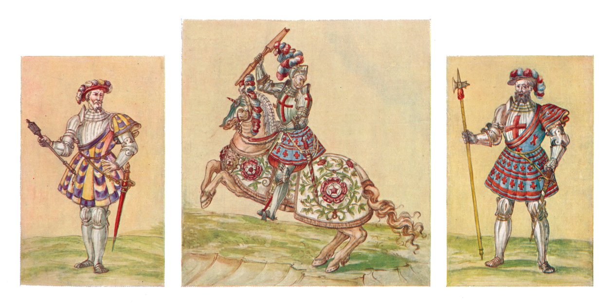 Soldaten der Tudor-Zeit, 16. Jahrhundert, 1903 von Unbekannt