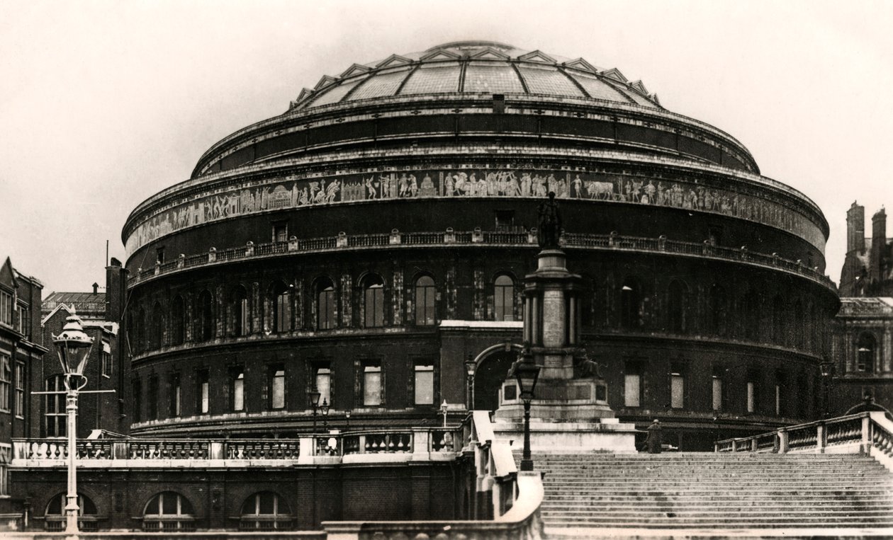 Südlicher Eingang der Royal Albert Hall, London, frühes 20. Jahrhundert von Unbekannt