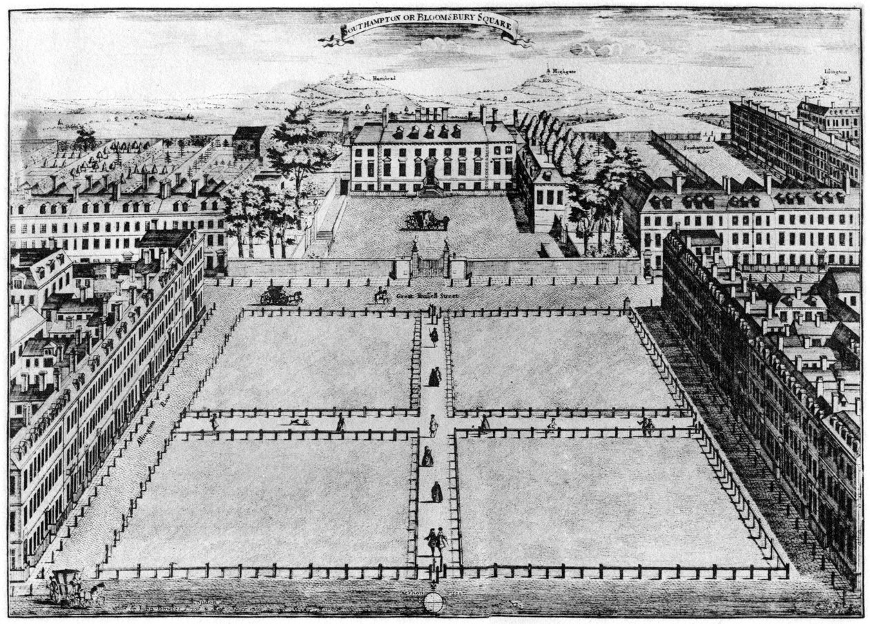 Southampton oder Bloomsbury Square, London, 18. Jahrhundert, 1907 von Unbekannt