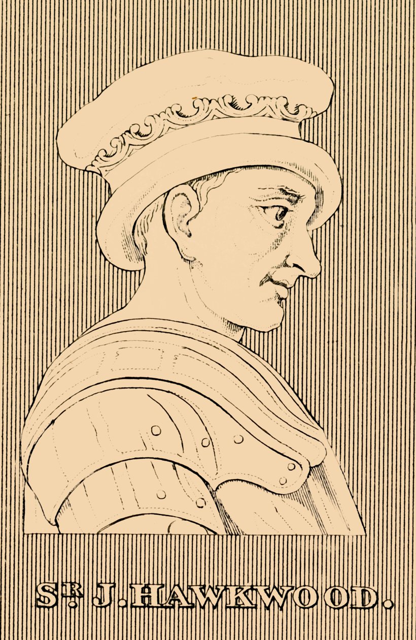 Sir John Hawkwood, c. 1323-1394 von Unbekannt