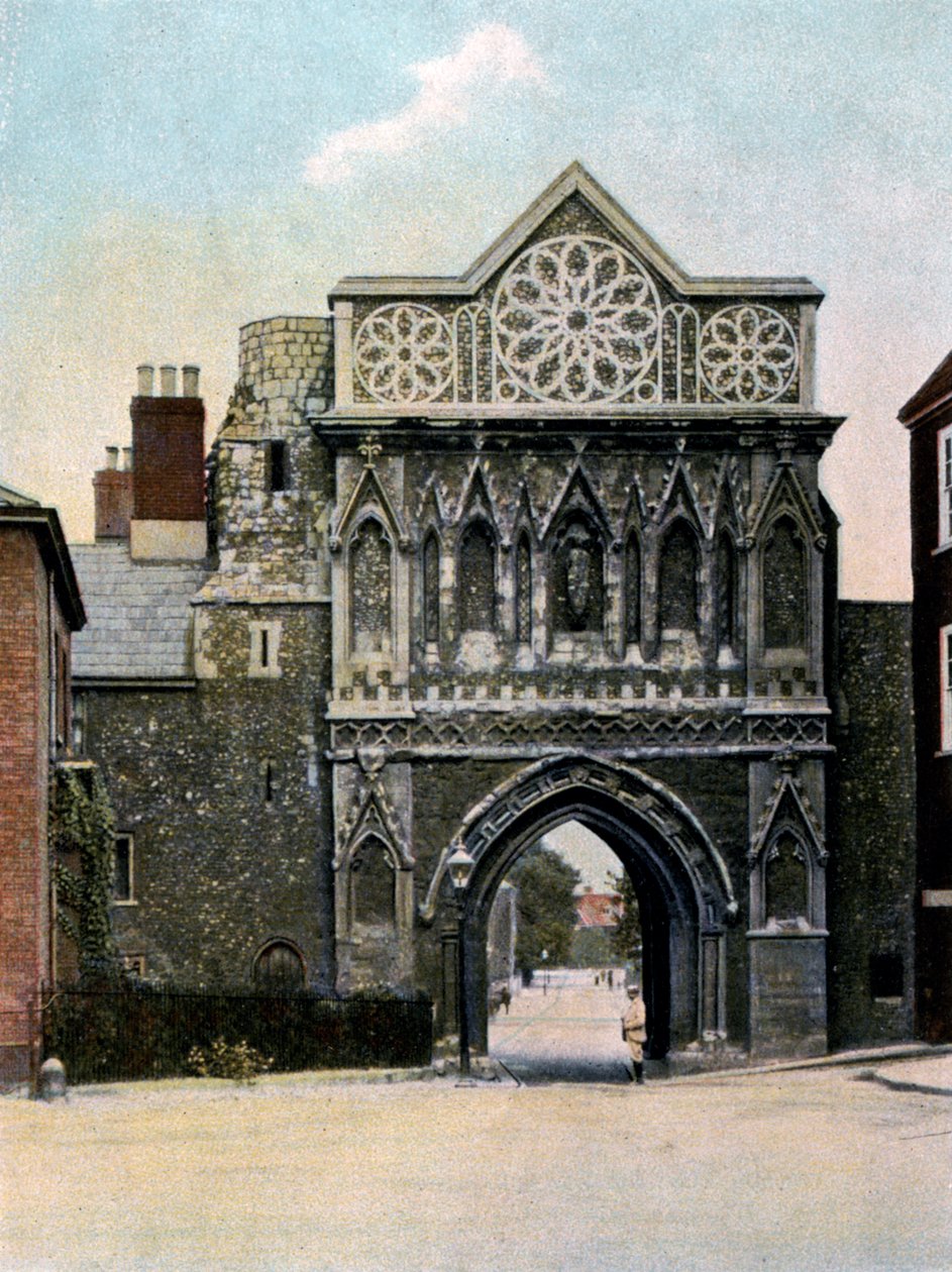 St. Ethelbert Tor, Norwich, Norfolk, frühes 20. Jahrhundert von Unbekannt