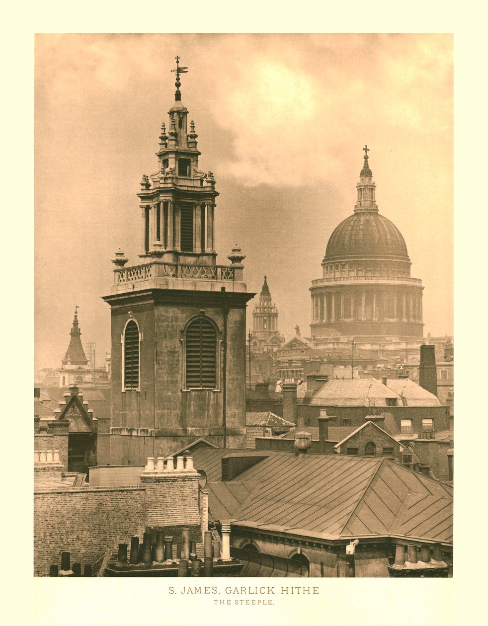 St. James, Garlick Hithe, Der Kirchturm von Unbekannt