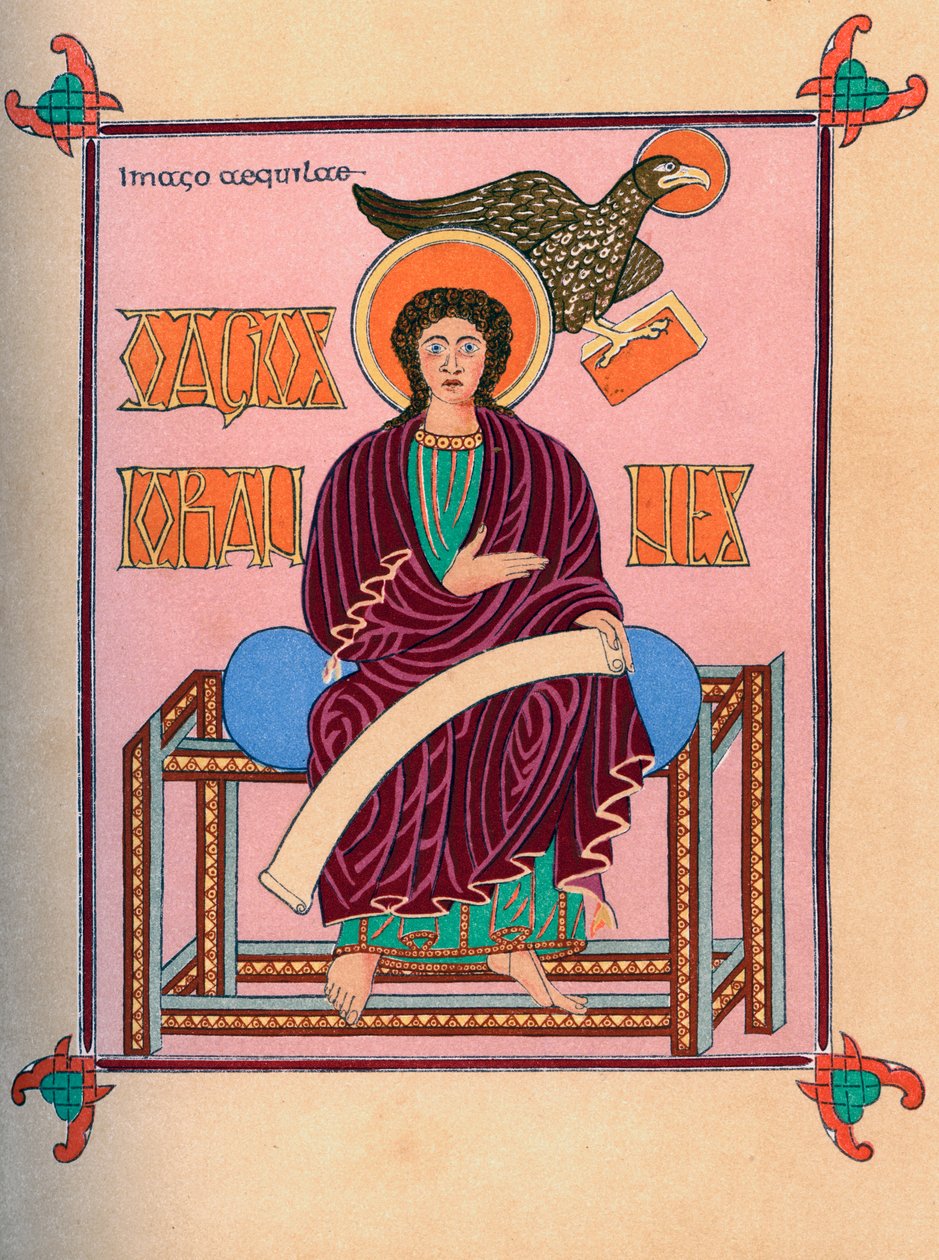 St. Johannes der Evangelist, 8. Jahrhundert 1892 von Unbekannt