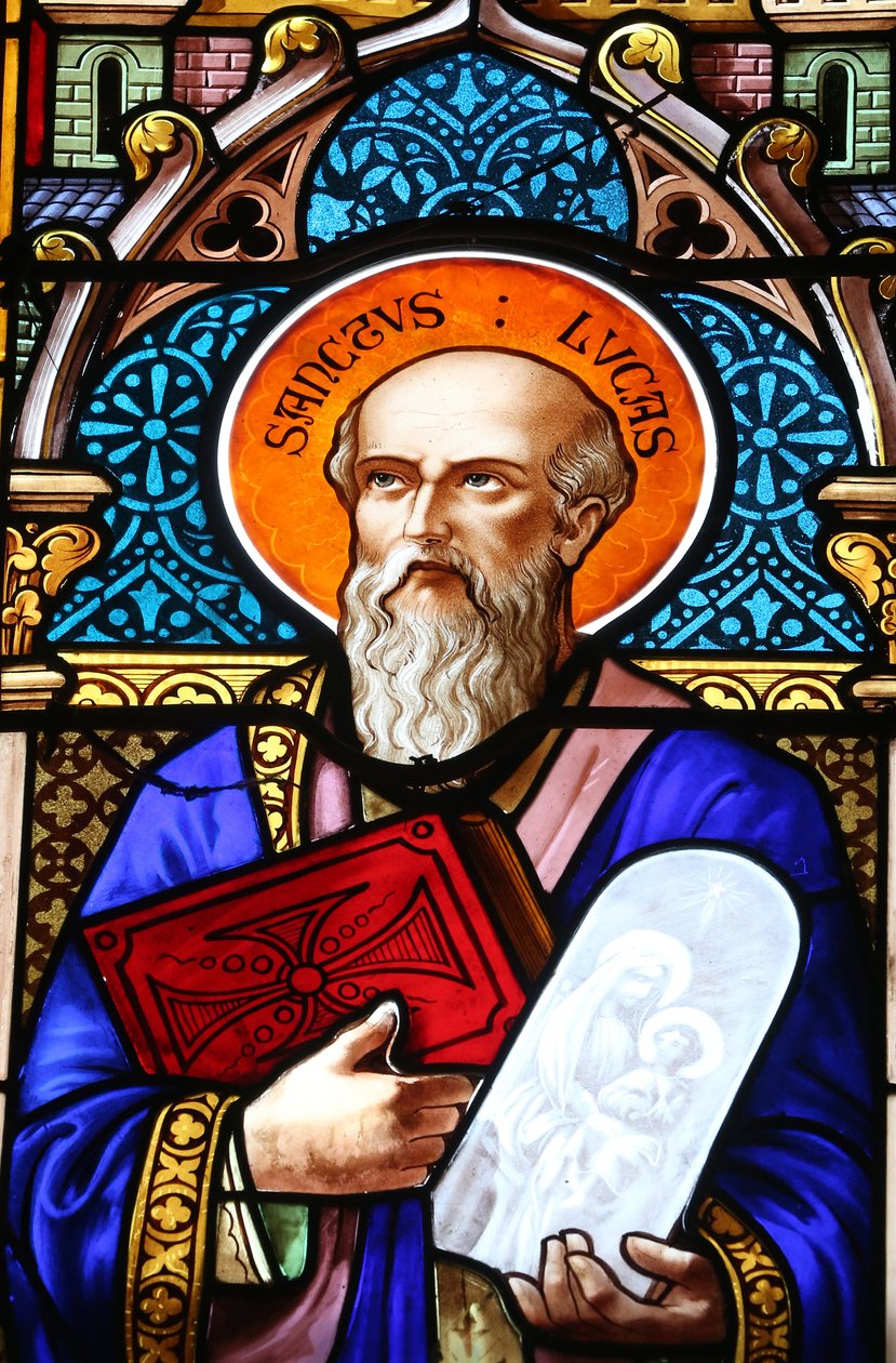St. Philipp Kirche (Huyen Sy Kirche). Heiliger Lukas der Evangelist. Ho Chi Minh Stadt. Vietnam von Unbekannt
