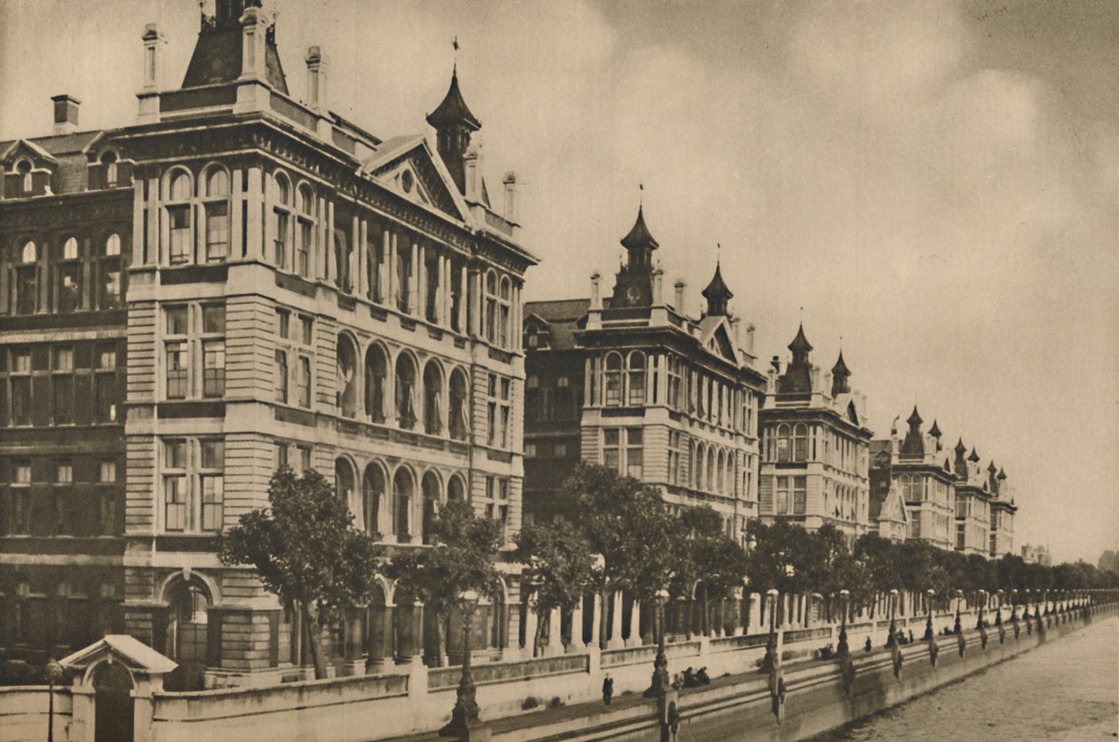 St. Thomas Hospital nach fast 800 Jahren aus Southwark entfernt, ca. 1935 von Unbekannt