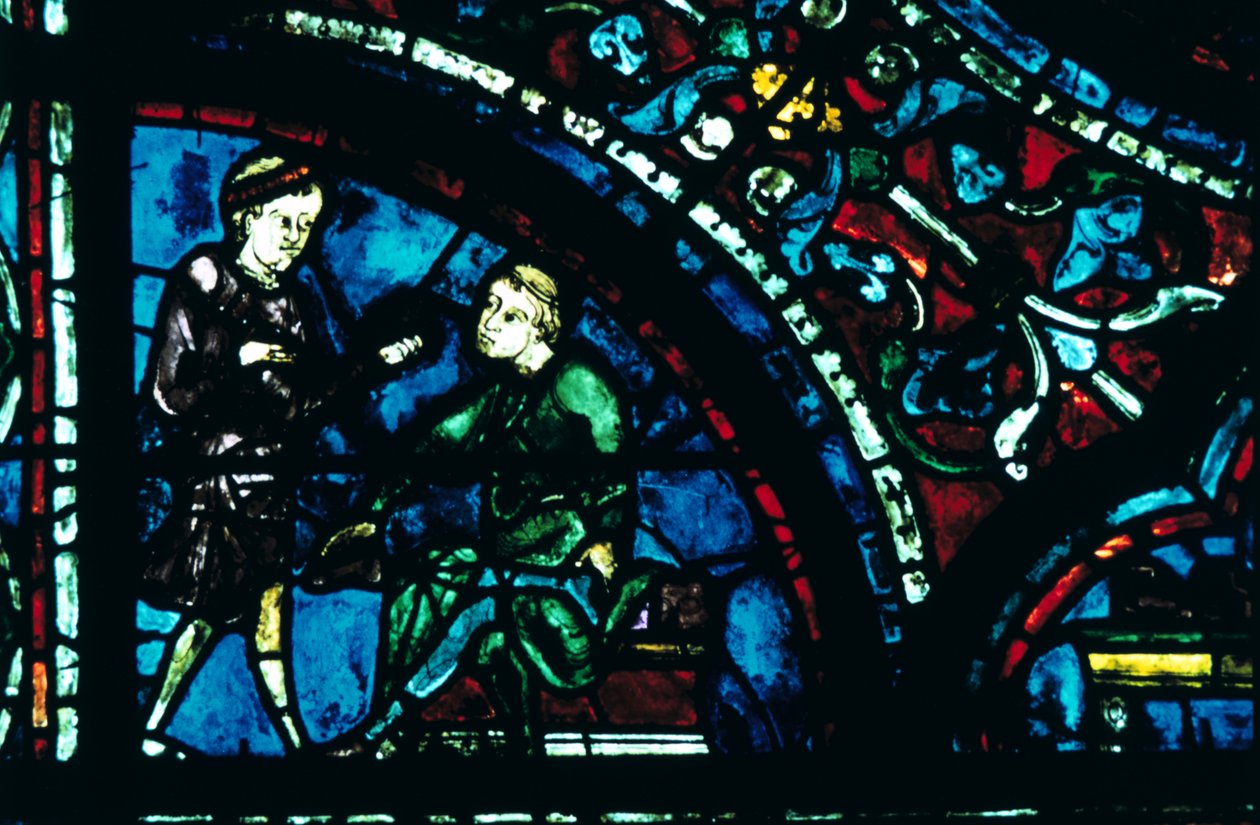 Buntglasfenster, Kathedrale von Chartres, Chartres, Frankreich von Unbekannt