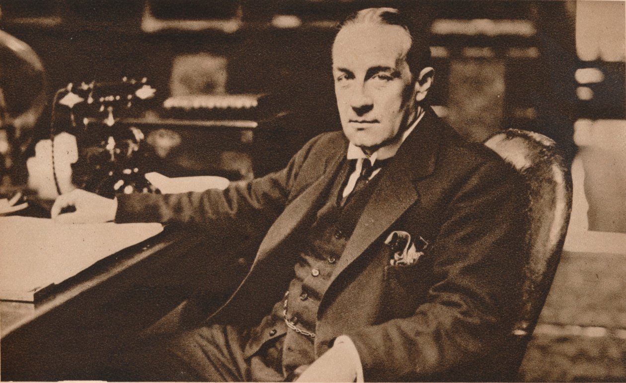 Stanley Baldwin, neu gewählter Premierminister des Vereinigten Königreichs, Mai 1923 von Unbekannt