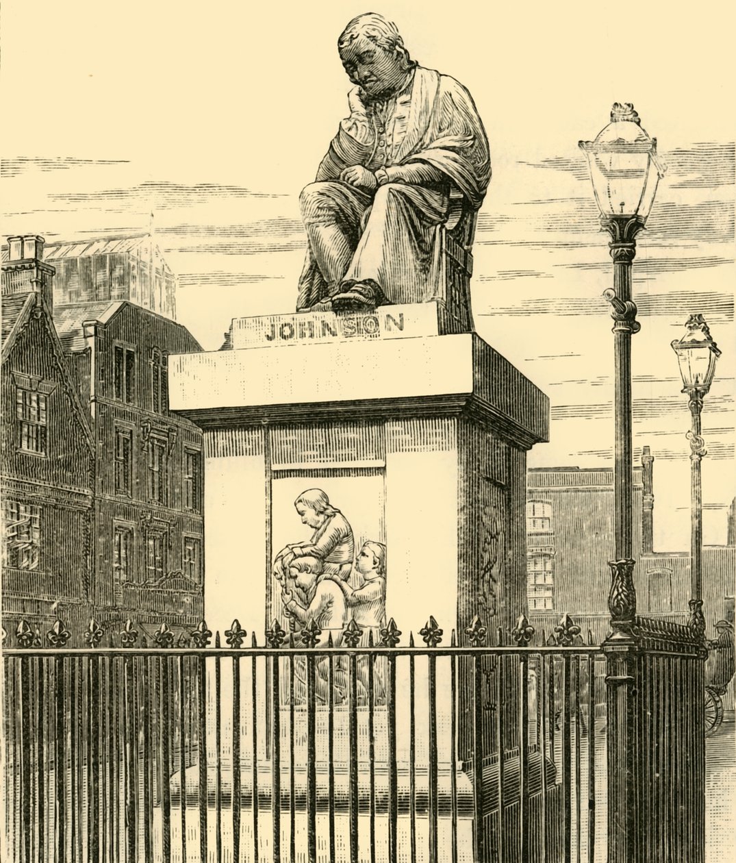 Statue von Johnson, 1898 von Unbekannt