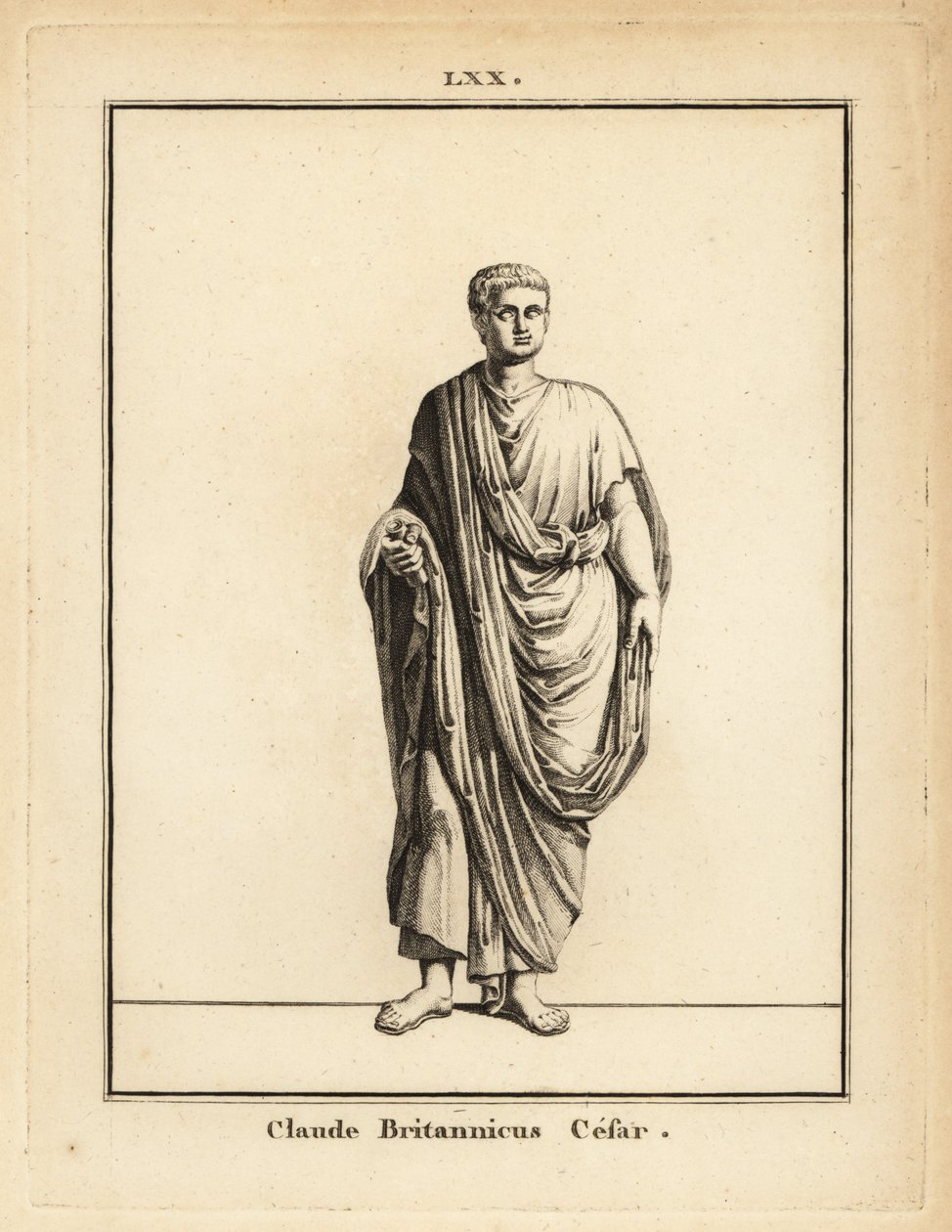 Statue des römischen Kaisers Claudius, Tiberius Claudius Caesar Augustus Germanicus von Unbekannt