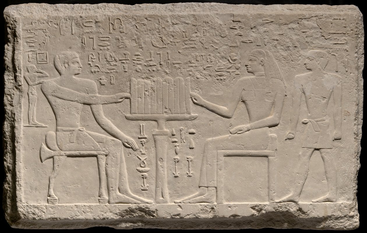 Stele von Thenti und Nefert, Ägypten, Altes Reich, Mitte der 4. Dynastie, ca. 2566-2532 v. Chr. von Unbekannt