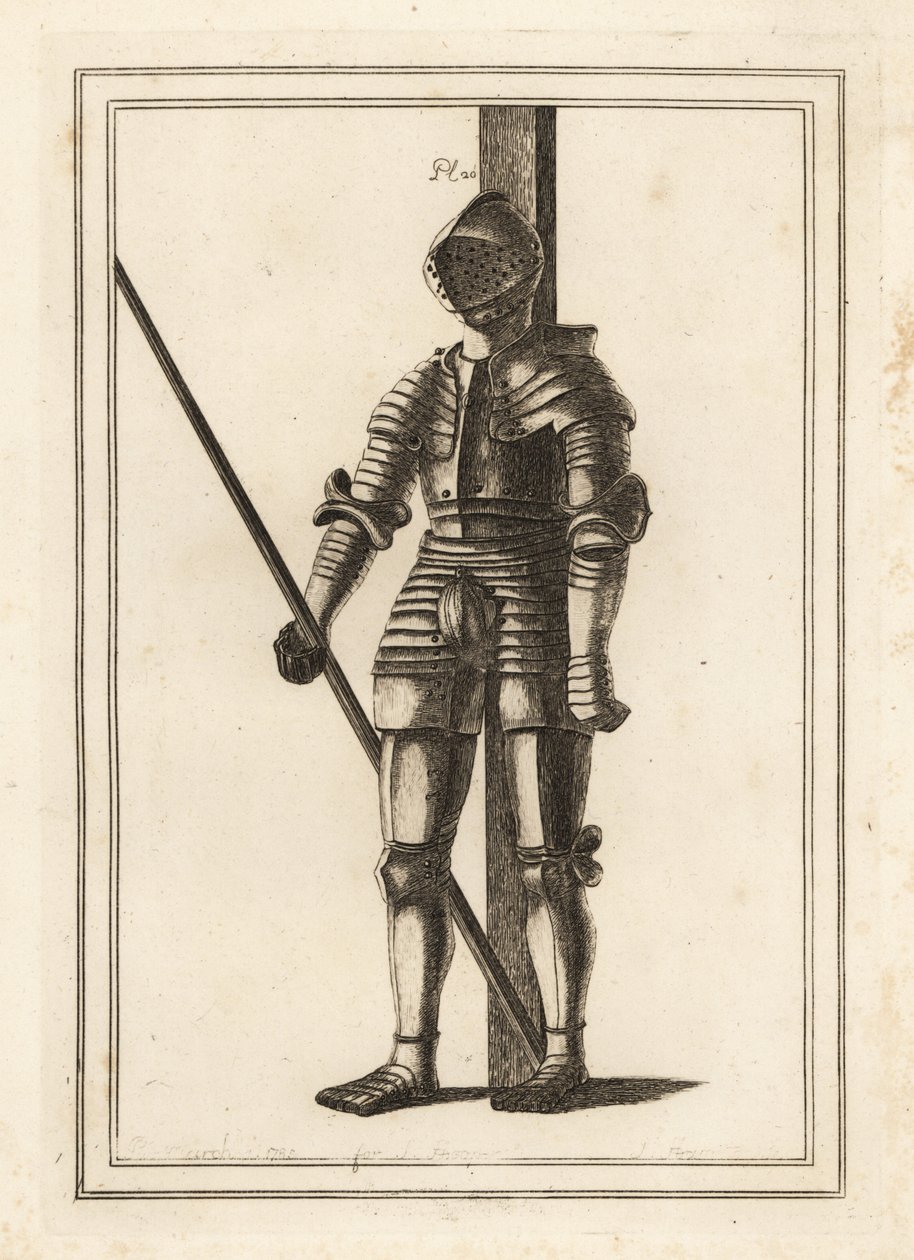 Rüstung für König Heinrich VIII. im Alter von 18 Jahren im Tower of London von Unbekannt