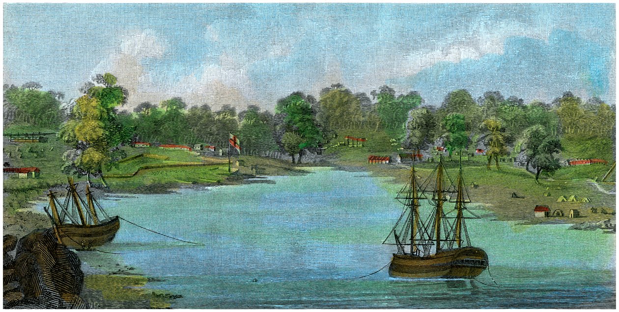 Sydney Cove, New South Wales, Australien, 20. August 1788, ca. 1885 von Unbekannt