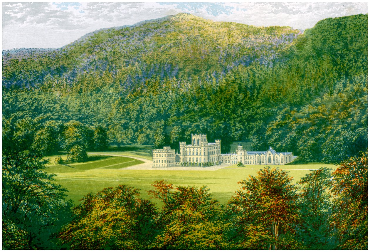 Taymouth Castle, Perthshire, Schottland, Heimat des Earl of Breadalbane, um 1880 von Unbekannt
