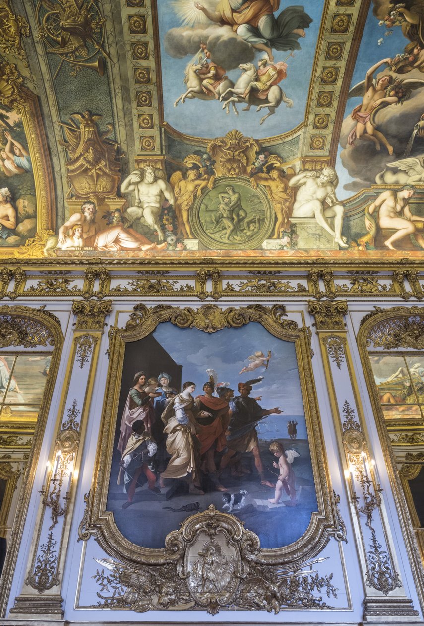 Die Entführung der Helena durch Paris, Kopie der Louvre-Werkstätten von Unbekannt